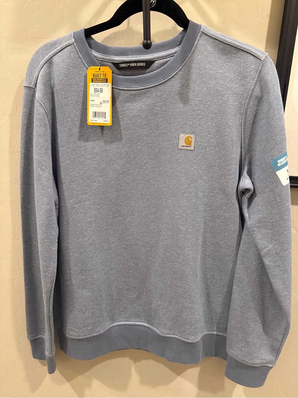 Carhartt women’s Light Blue Crewneck Sweatshirt
